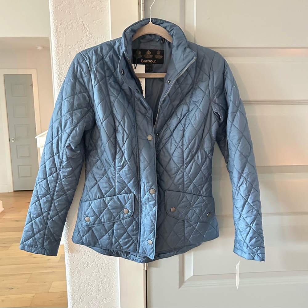 Barbour Blue Quilted Lightweight Puffer Jacket